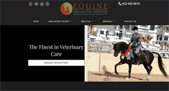 Desktop Screenshot of hansenequinevet.com